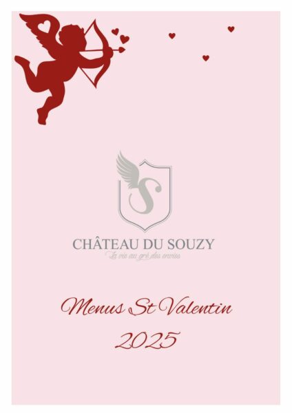 Menu Saint Valentin repas romantique au château