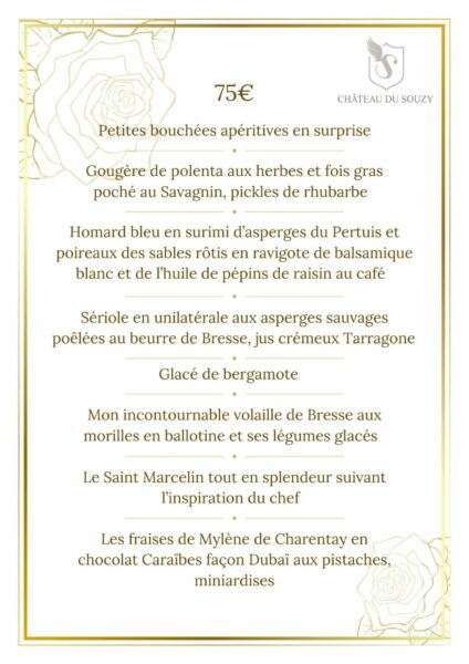 Faites vous plaisir, invitez votre maman au château pour la fête des mères pour un déjeuner d'exception dans un cadre unique;